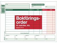 Blankett bokföringsorder A5L 50 blad