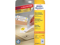 Etikett AVERY avtagb 35,6x16,9 2000/FP