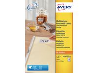 Etikett AVERY avtagb 45,7x21,2 1200/FP