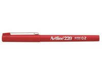 Fineliner ARTLINE 220 0,2 mm röd