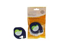 Tape papper 12mmx4m svart på vit