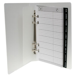 Visitkortspärm 200mm frostad