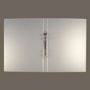 A4 pärm frostad plast