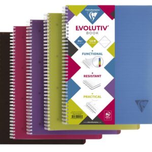 Ämnesblock LINICOLOR A4+ 3-flik sort