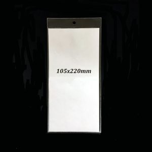 Prislappsficka med hål 110x235mm 500-pack