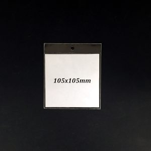 Prislappsficka med hål 110x125mm 500-pack