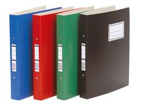 Ringpärm A4 29 mm konstläderpapp grön
