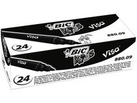 Fiberpenna BIC Kids Visa F svart 24/fp