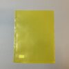 Plastficka gul A4 hålad