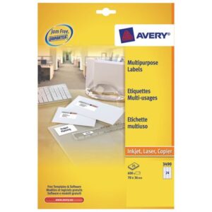 Etikett AVERY Premium 70x33,8mm 2400/FP