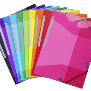 Gummibandsmapp IDERAMA 3k PP s.färg10/FP