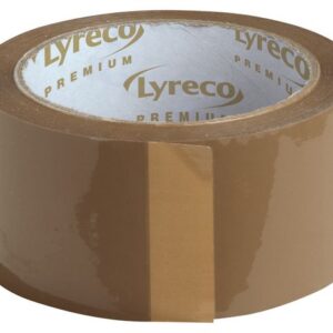 Packtejp LYRECO PP 50mmx66m Brun 6/FP