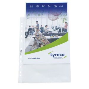 Plastficka LYRECO A4 0,08 präg 100/FP