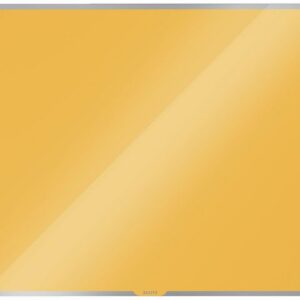 Glastavla LEITZ Cosy gul 80x60cm