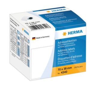 Adressetikett på rulle 70x38mm 250/FP