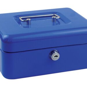 Kassaskrin liten 200x160x90mm blå