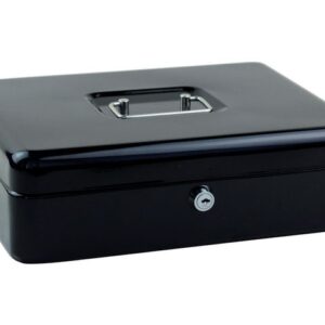 Kassaskrin stor 300x200x90mm svart