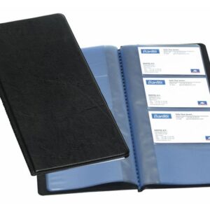 Visitkortspärm BANTEX 96 kort svart