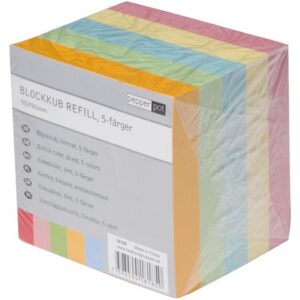 Blockkub Pepperpot 90x90 800ark färg