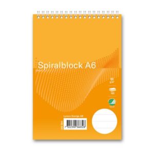 Spiralblock FORMAT A6 60g 100bl linj