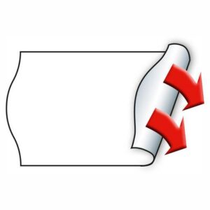 Etikett METO perm. 26x12 vit 12000/FP