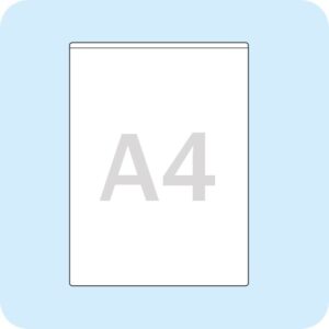 Självhäftande plastficka A4 100-pack