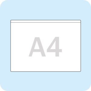 Självhäftande plastficka A4 100-pack