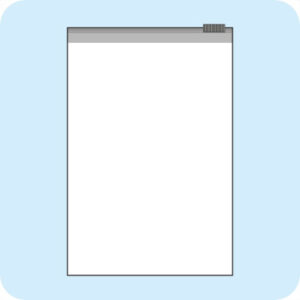 Plastfodral 200x300mm med glidlås 100-pack
