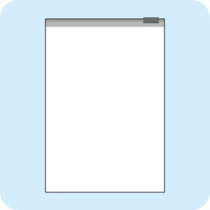 Plastfodral A4 med glidlås 100-pack