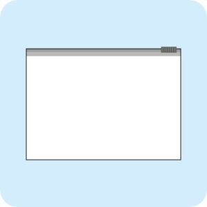 Plastfodral A4 med glidlås 100-pack