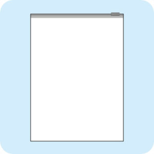 Plastfodral A2 med glidlås 100-pack