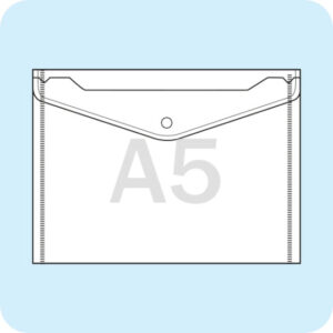 Dokumentmapp A5 med knäpplås 10-pack