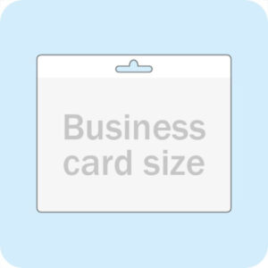 Namnskylt visitkortsstorlek 62x95mm 50-pack