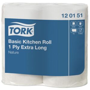 Hushållspapper TORK Uni lång 1-lag 2/fp