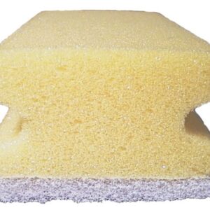 Rengöringssvamp med grepp 7,5x15cm vit