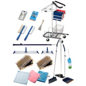 Städvagn inkl tillbehör S-Miniclean