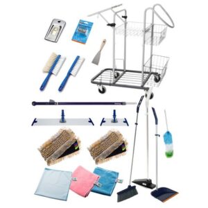 Städvagn inkl tillbehör BRONS FUKT