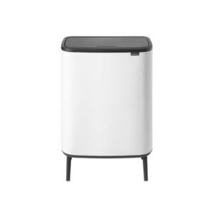 Papperskorg BRABANTIA Bo Touch 2x30L vit
