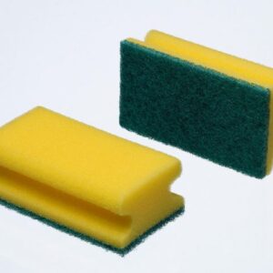 Rengöringssvamp med grepp 7x13cm 10/fp