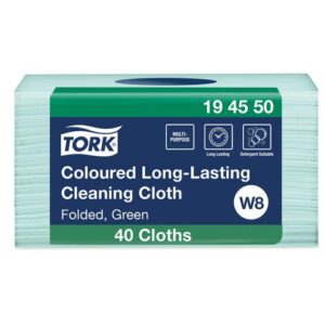 Rengöringsduk TORK Pre W8 grön 40/fp