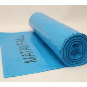 Matavfallssäck LLD 70L blå m.tryck 25/rl