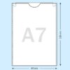 Plastficka A7